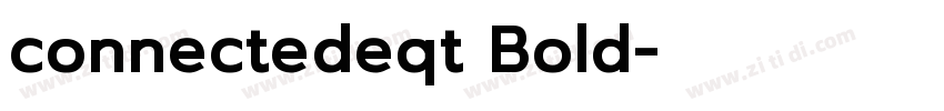connectedeqt Bold字体转换
